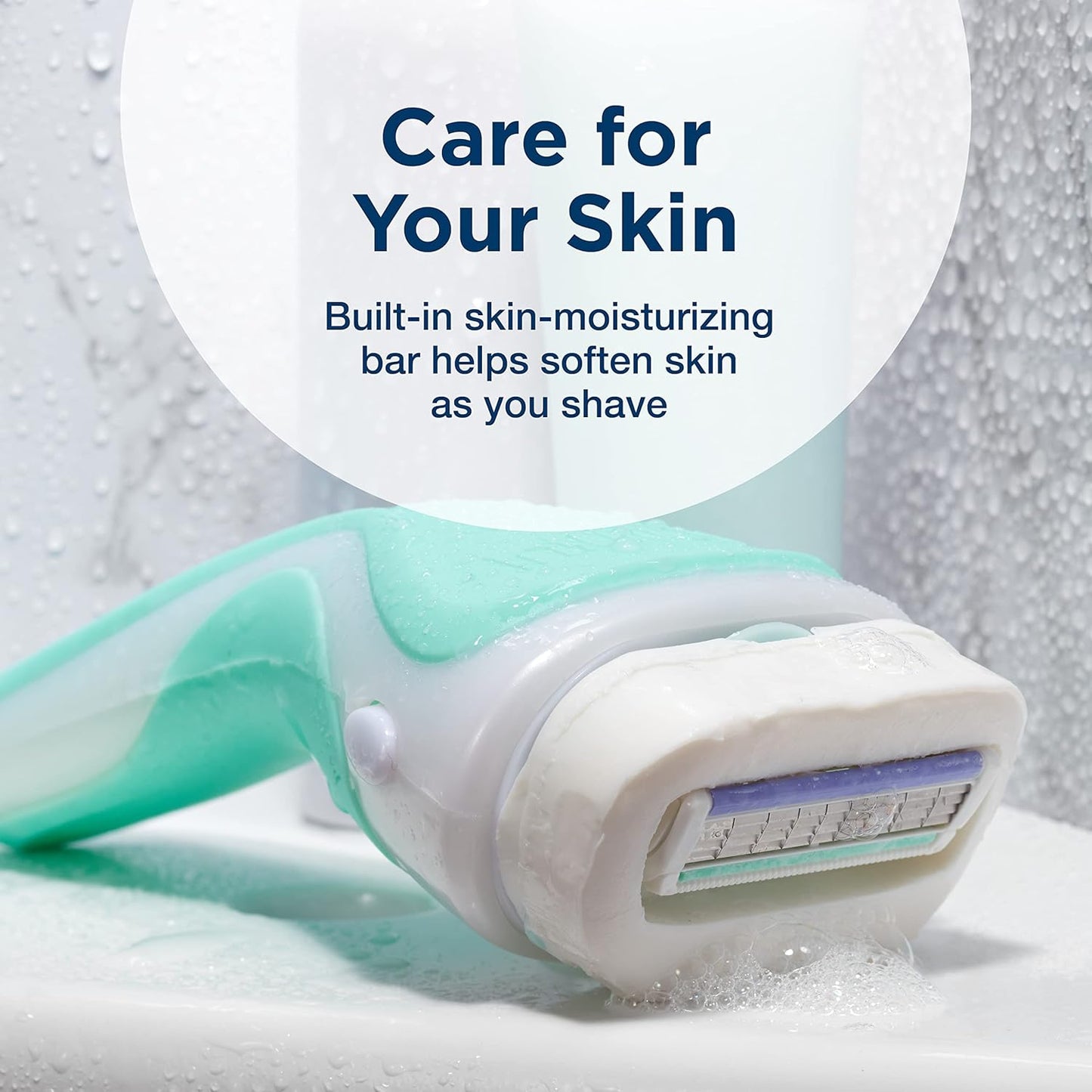 Schick Refill, Razors for Women Sensitive Skin |  Razor Blades Refill with Organic Aloe, Razor Refills , 6 Count (Pack of 1)