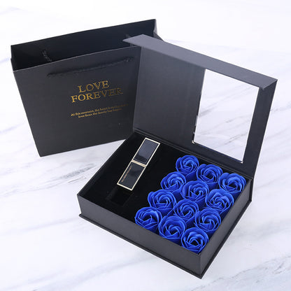 Necklace And Rose Gift Set
