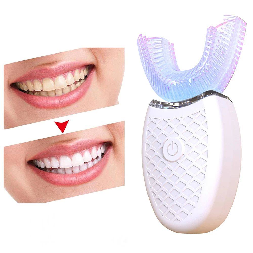 U-shaped smart silicone head electric toothbrush