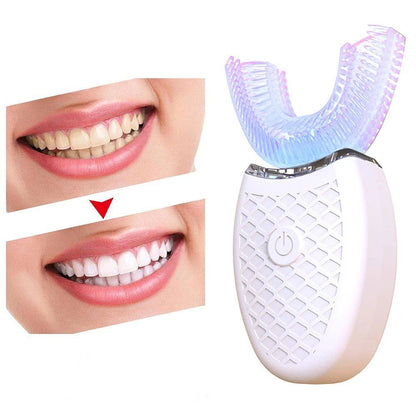U-shaped smart silicone head electric toothbrush