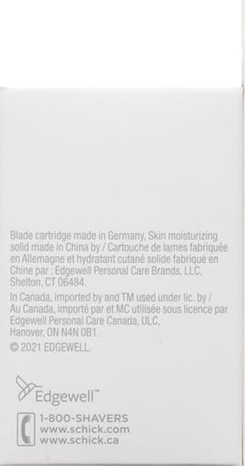 Schick Refill, Razors for Women Sensitive Skin |  Razor Blades Refill with Organic Aloe, Razor Refills , 6 Count (Pack of 1)