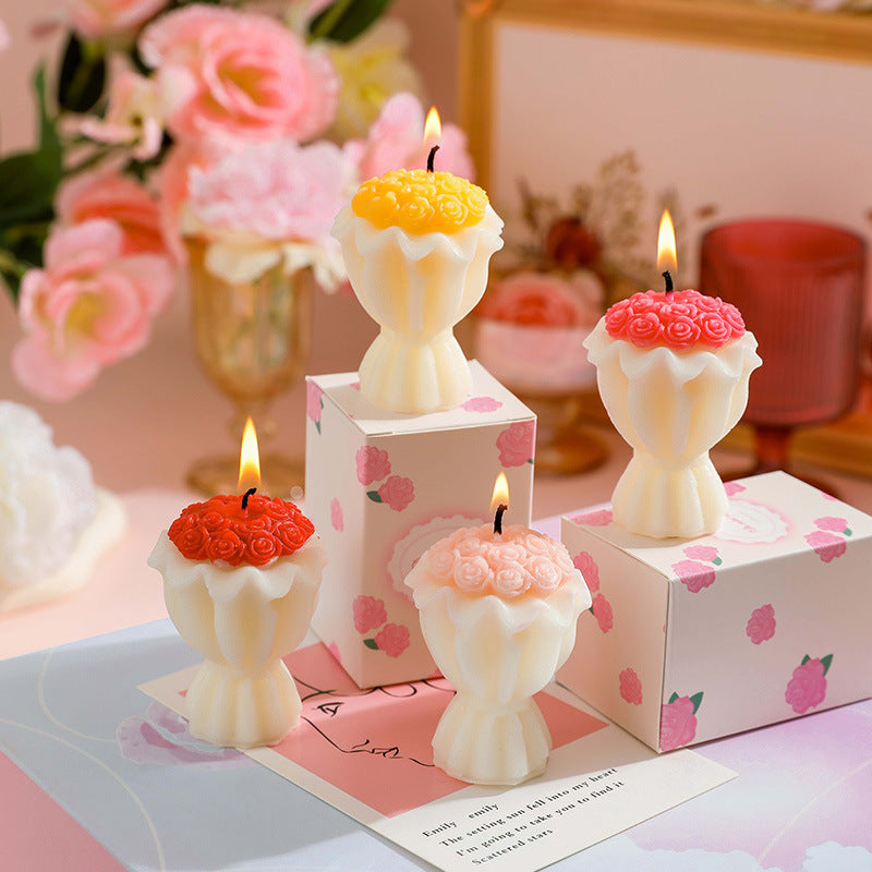 Flower Scented Candle Gift