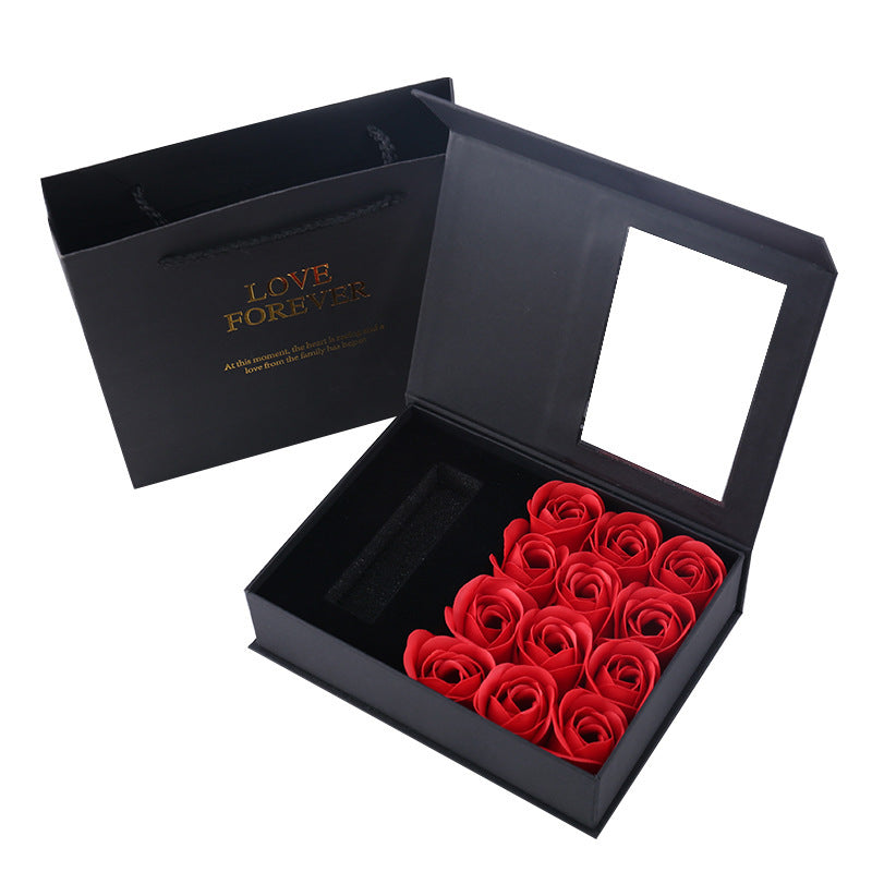 Necklace And Rose Gift Set
