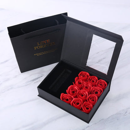 Necklace And Rose Gift Set