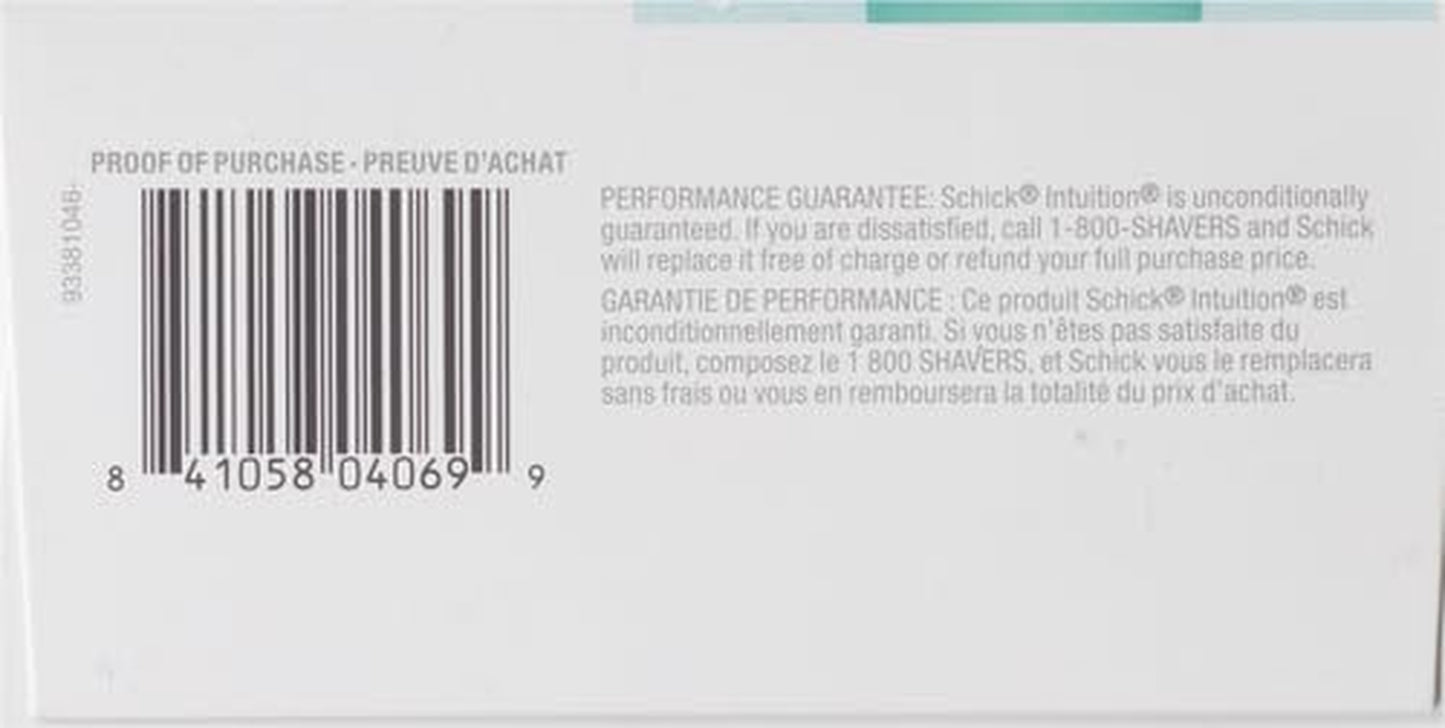 Schick Refill, Razors for Women Sensitive Skin |  Razor Blades Refill with Organic Aloe, Razor Refills , 6 Count (Pack of 1)