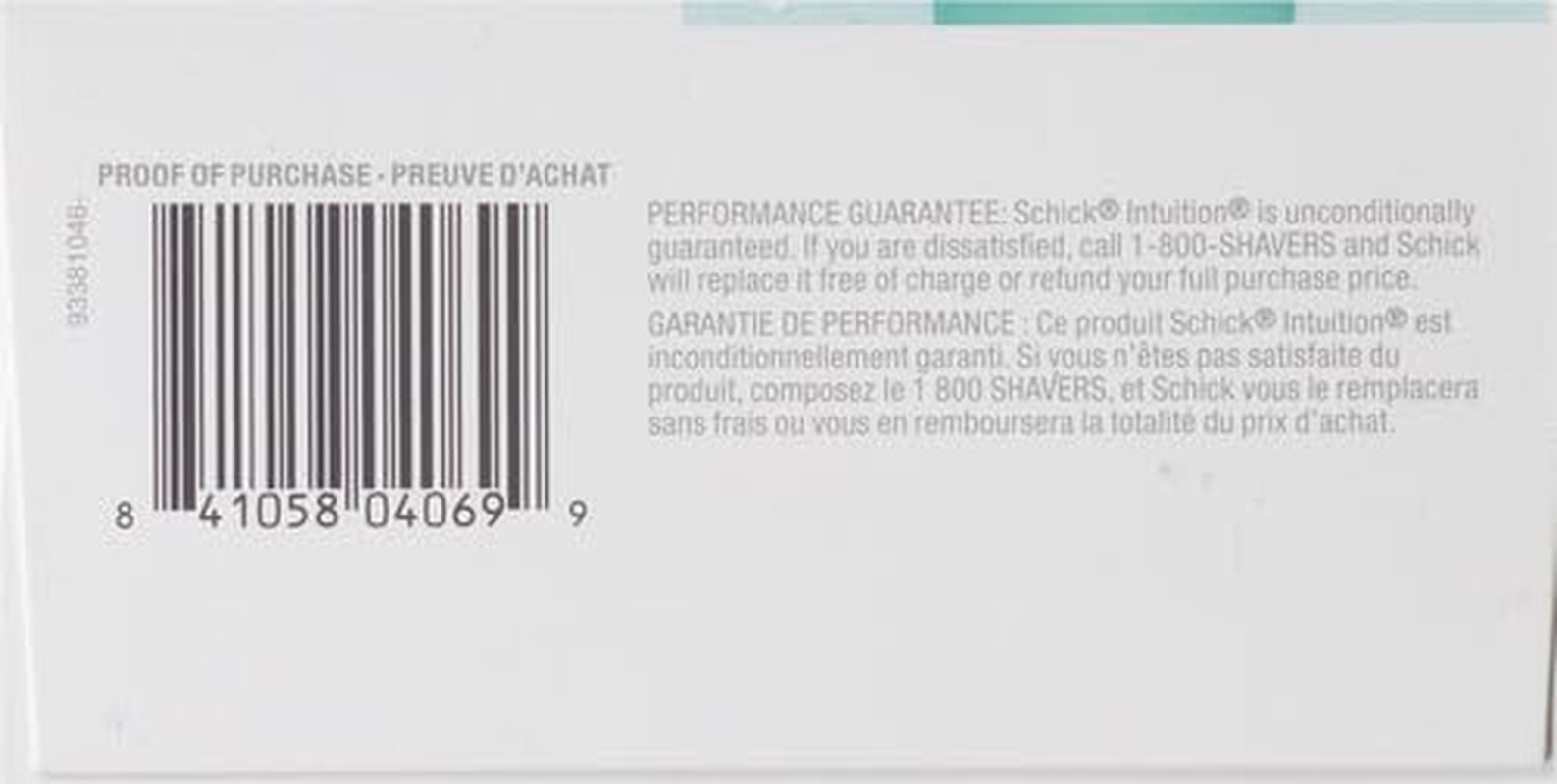 Schick Refill, Razors for Women Sensitive Skin |  Razor Blades Refill with Organic Aloe, Razor Refills , 6 Count (Pack of 1)