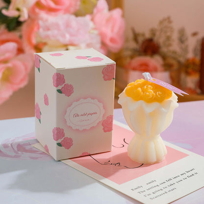 Flower Scented Candle Gift