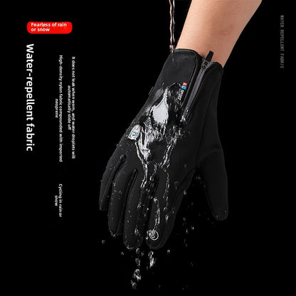 USB Heated Winter Gloves Windproof Waterproof Touchscreen