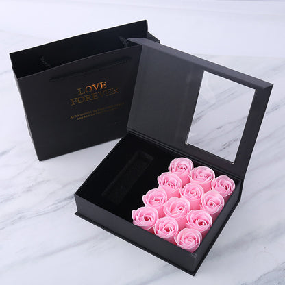Necklace And Rose Gift Set
